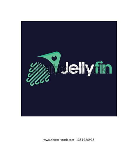 Jellyfin Logo Design Idea Stock Vector (Royalty Free) 1351926938 | Shutterstock