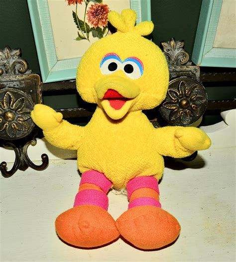 Vintage Sesame Street Big Bird Plush Doll Stuffed toy | Plush dolls, Sesame street big bird, Big ...