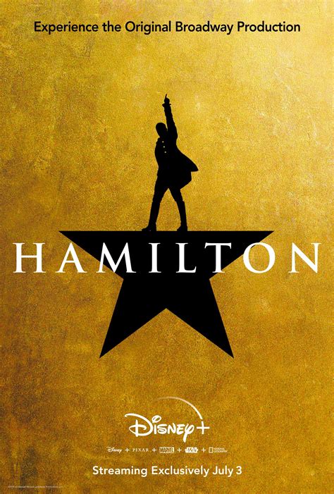 Hamilton Movie Poster Glossy High Quality Print Photo Art Lin-Manuel Miranda Leslie Odom Jr ...