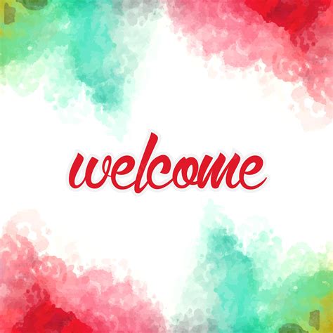 Premium Vector | Colorful welcome lettering concept design