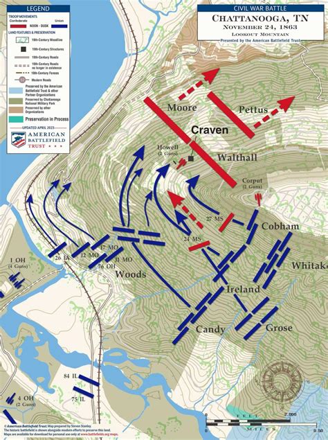 Chattanooga | Lookout Mountain | Nov 24, 1863 | American Battlefield Trust