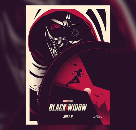 Marvel BLACK WIDOW Poster Art | Behance