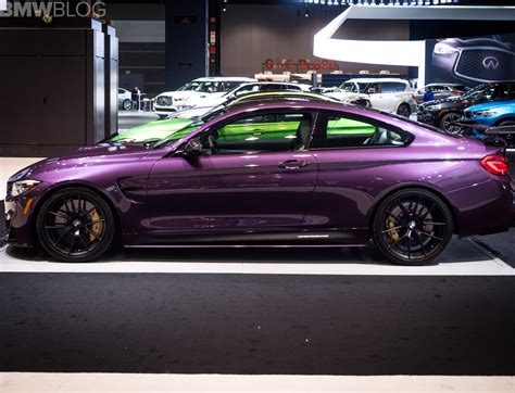 2018 Chicago Auto Show: BMW M4 in Purple Silk with M Performance Parts