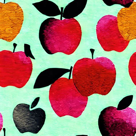 Apple Fabric Seamless Pattern · Creative Fabrica