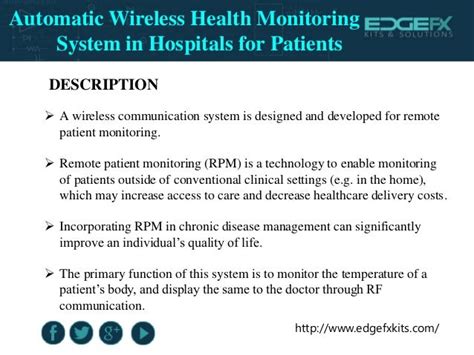 Automatic Wireless Health Monitoring System In Hospitals For Patients