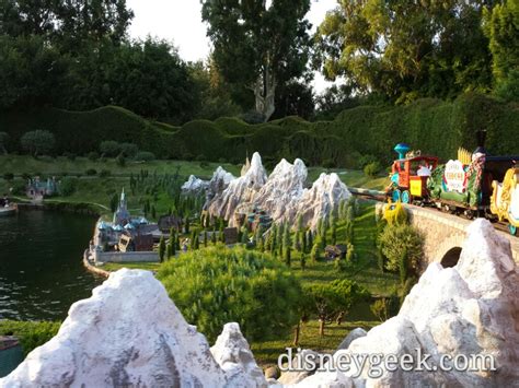 Casey Jr traveling around Storybook Land at Disneyland - The Geek's ...