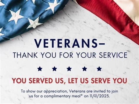 Veteran Day 2023 deals, free meals: Discounts, freebies across U.S.