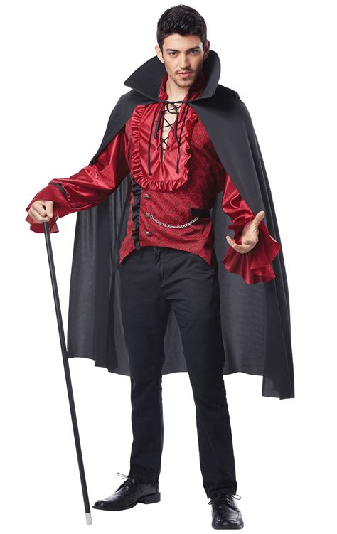 Mens Dashing Vampire Halloween Costume | Joke.co.uk