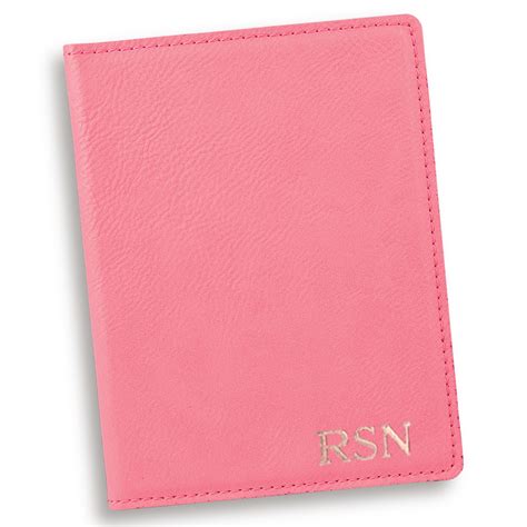 Personalized Pink Passport Holder - Famous Favors