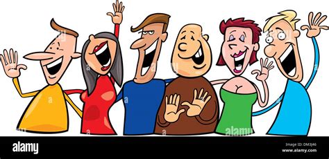 group of laughing people Stock Vector Image & Art - Alamy