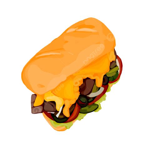 Top View Subway Sandwiches, Sandwich, Subway, Melted Cheese PNG ...