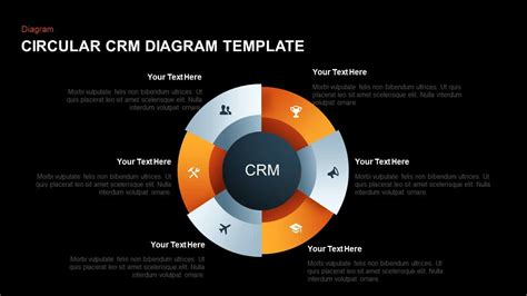 Circular CRM Diagram for PowerPoint & Keynote - Slidebazaar