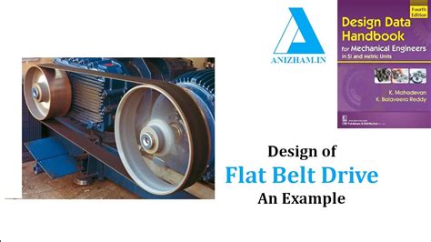 Design of open type flat belt drive: A step by step approach - YouTube