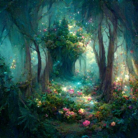 Fairy Woodlands Artwork, Magical Children's Art, Digital Download ...