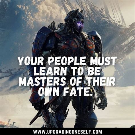 Top 20 Badass Quotes From The Optimus Prime For Motivation