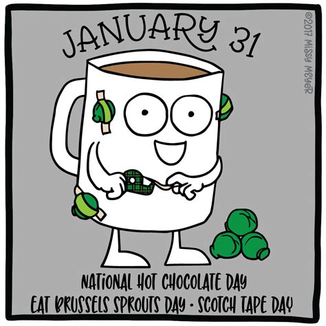 January 31 (every year): National Hot Chocolate Day; Eat Brussels ...