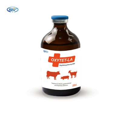 Veterinary Medicine Tetracycline Antibiotics Oxytetracycline Hydrochloride 200mg Injectable for ...