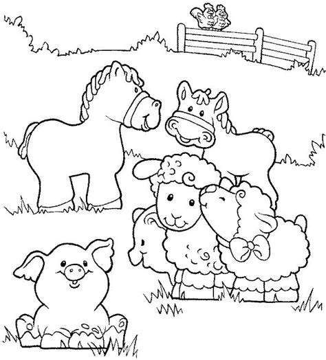 Coloring Pages Of Farm Animals For Preschoolers at GetColorings.com ...