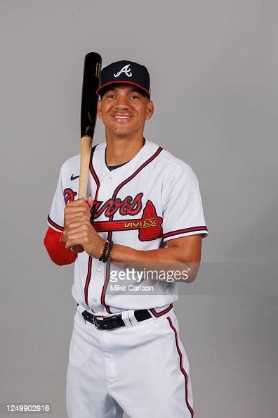 Ehire Adrianza of the Atlanta Braves poses for a photo during the ...