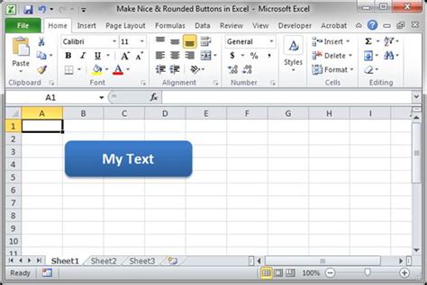 Make Professional Looking Rounded Buttons in Excel - TeachExcel.com