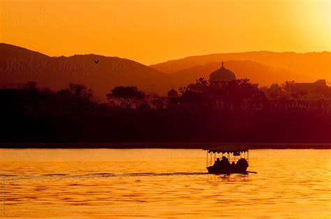 "Sunset Boat Cruise On Lake Pichola" by Stocksy Contributor "Bisual ...