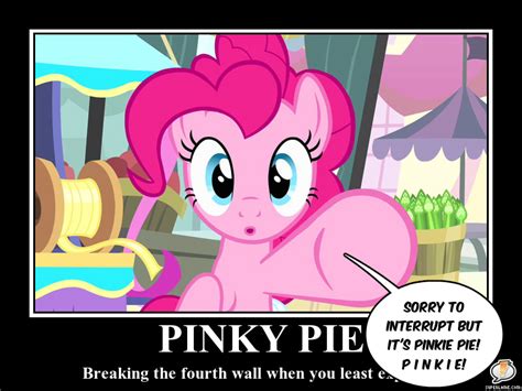 Pinkie Pie breaking the fourth wall when you least expect it | Pinkie ...