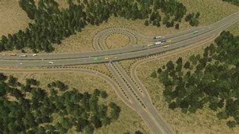 Simple Trumpet Interchange : r/CitiesSkylines