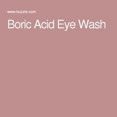 boric acid