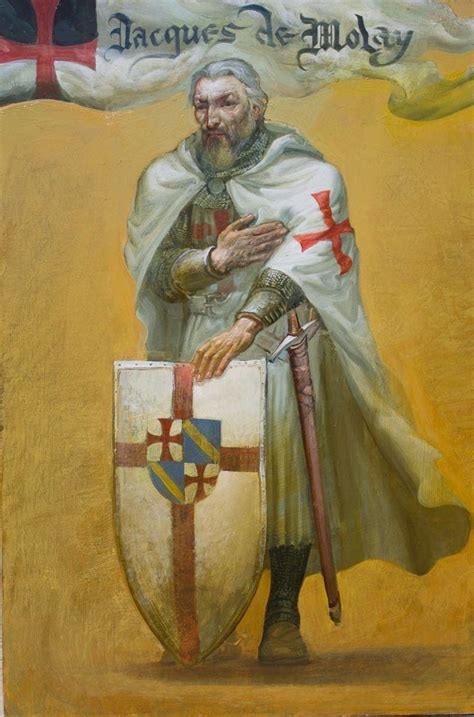 Jacques de Molay | Knights templar, Medieval knight, Knights templar ...