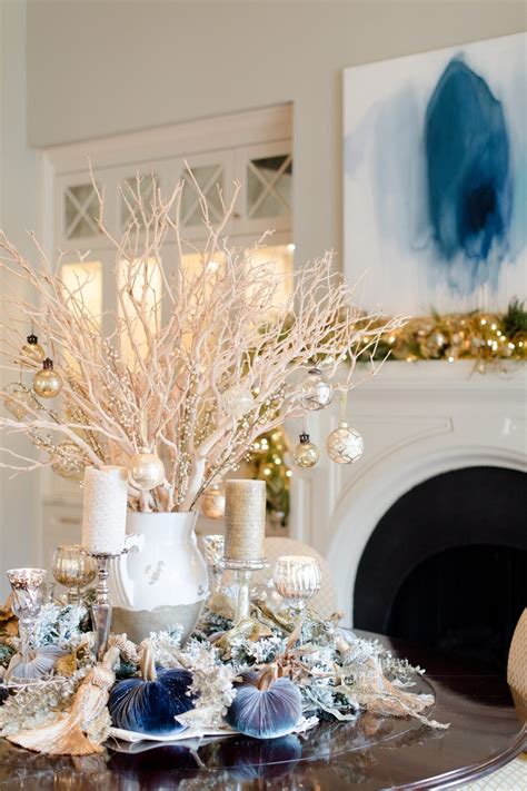 Blue Christmas Decorating Ideas - A Tour of Our Home