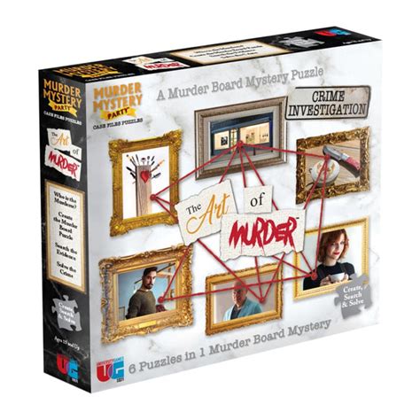 Murder Mystery Case Files Puzzle: The Art of Murder – I'm Board! Games & Family Fun