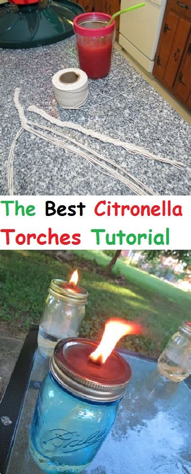 The Best Citronella Torches Tutorial - My fav things in the world