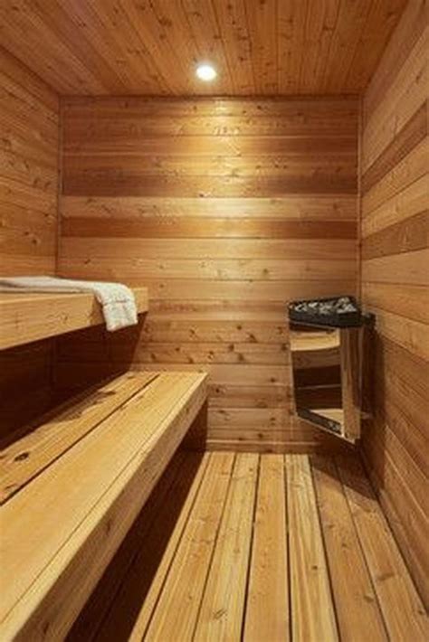 Easy And Cheap DIY Sauna Design You Can Try At Home 16 | Sauna design, Sauna diy, Indoor sauna