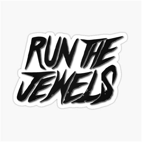 "Run the Jewels Merch" Sticker by Ultra-Vulgar | Redbubble