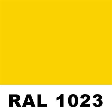 RAL 1023- Traffic Yellow