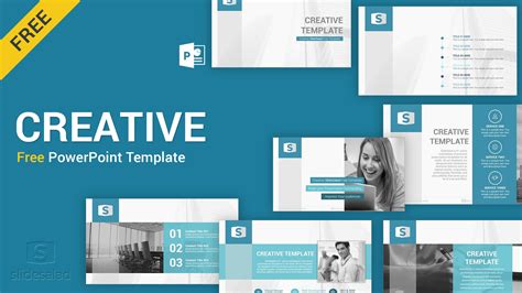 Creative Free Download PowerPoint Template - SlideSalad