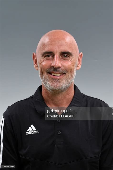 Head coach Kevin Muscat of Yokohama F.Marinos poses at the portrait ...