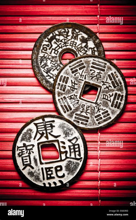 antique chinese coins Stock Photo - Alamy