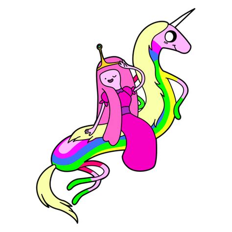 Lady Rainicorn and Princess Bubblegum Sticker - Sticker Mania