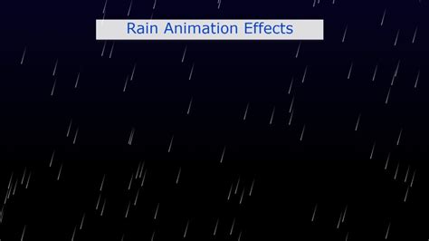 Simple Rain Animation Effects using CSS & JavaScript