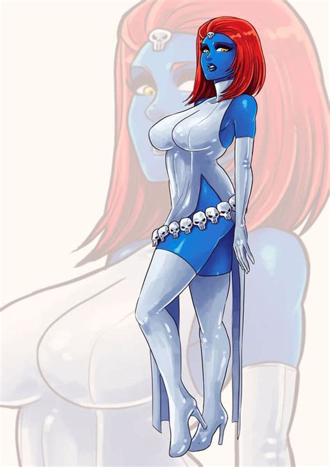 Mystique from X-men, another one for the series with comic villains! more here: www.behance.net ...