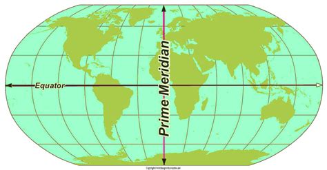 4 Free Printable World Map Prime Meridian In PDF | World Map With Countries