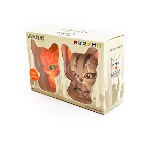 Firestar & Leafstar – Mini Collector Figures (Series 1) - Warriors Cats Store - USA