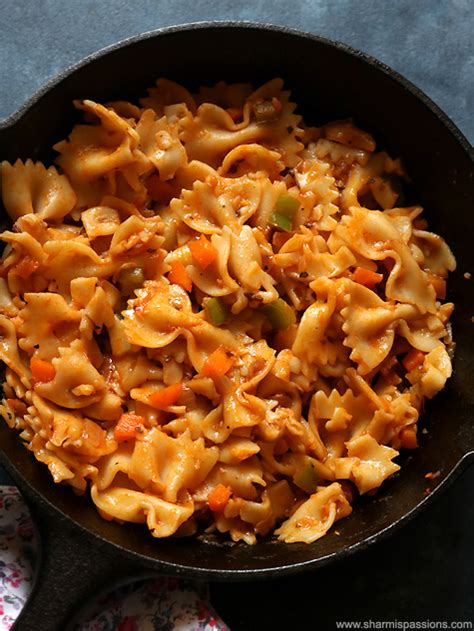 Bow Tie Pasta Recipe - Sharmis Passions