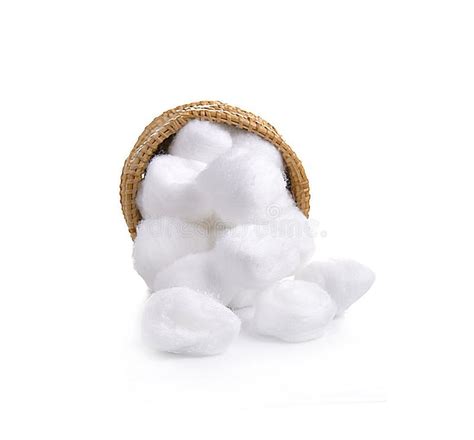 Cotton Wool on a White Background Stock Image - Image of natural, sanitary: 142613809