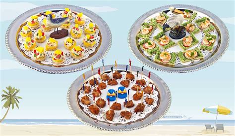 Beach & Coastal Themed Party Food Ideas | Hors d'oeuvre Recipes