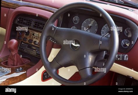 Aston Martin DB7 interior 1994 Stock Photo - Alamy