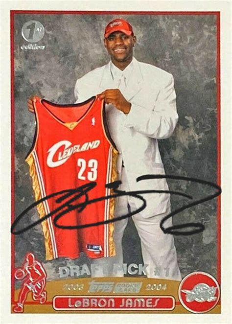 LeBron James AUTOGRAPH any James Basketball Card YOUR CHOICE | Etsy