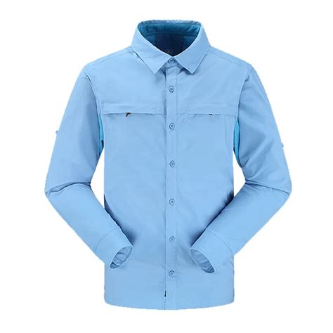 Nonstop Spring Outdoor Hiking Shirt Men Long sleeve Quick Dry Breathable Shirt UV Protection ...