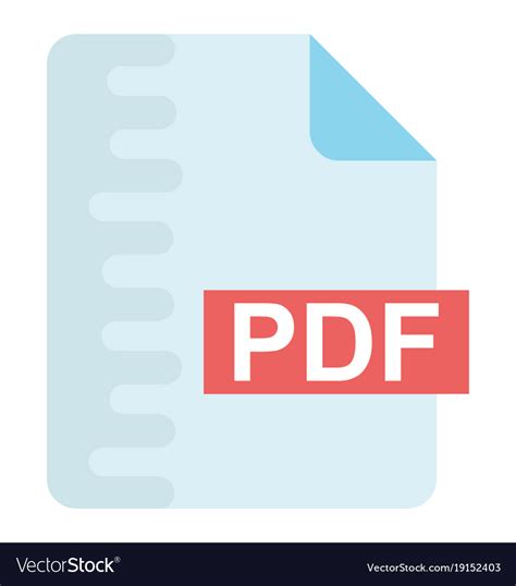 Pdf file Royalty Free Vector Image - VectorStock